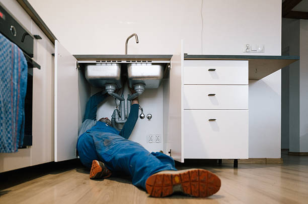 Professional Drain Cleaning technician working in Lucernemines, PA